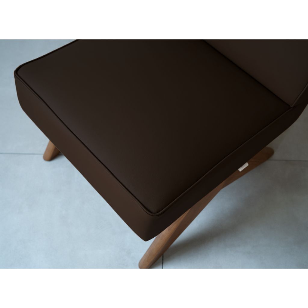 PH361 Armless Chair Coffee / PH361 アームレスチェア コーヒー色 ピエール・ジャンヌレ