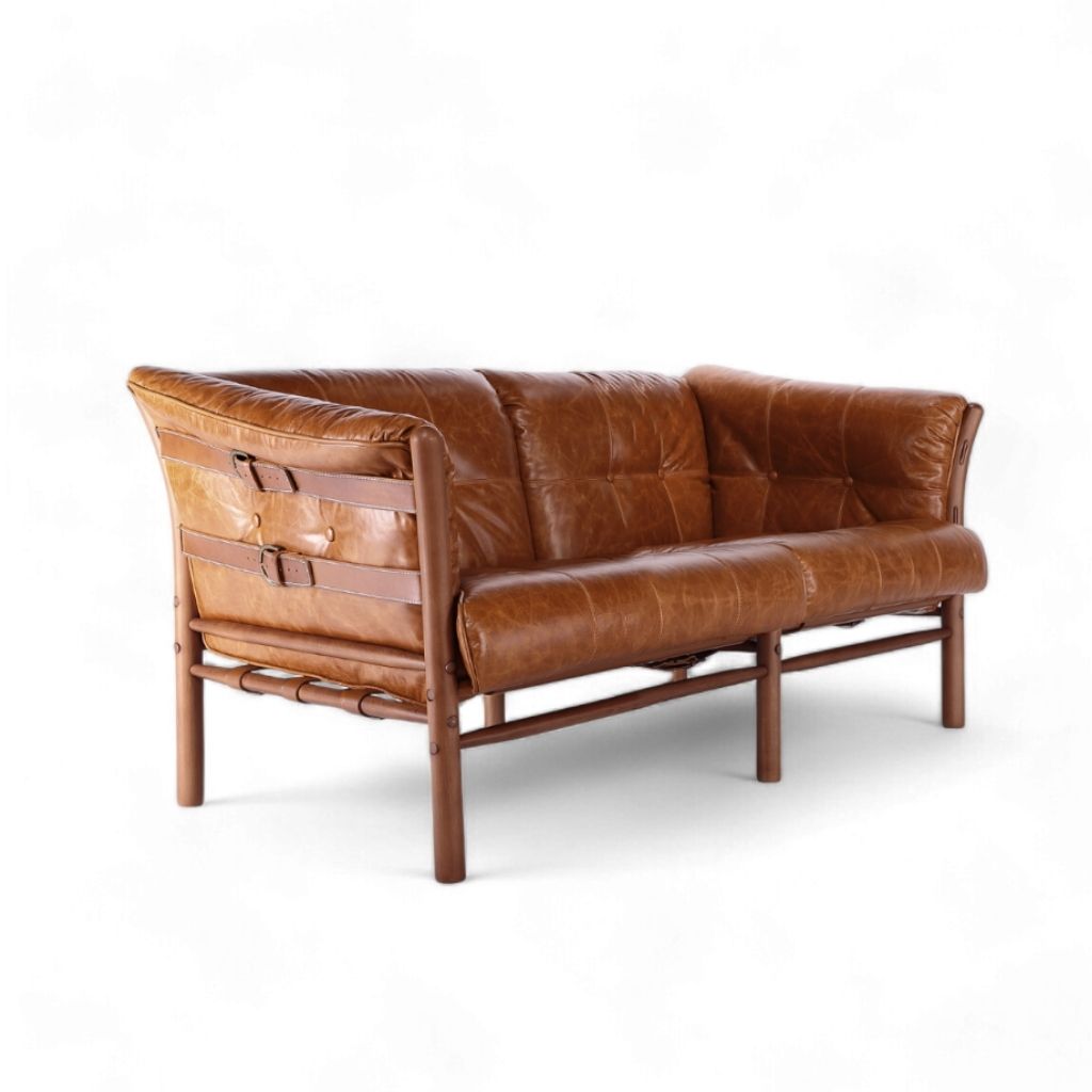 Ilona Armchair Type-A 2Seats Oil-leather / イローナアームチェア タイプA 2シート オイルレザー アルネ・ノレル