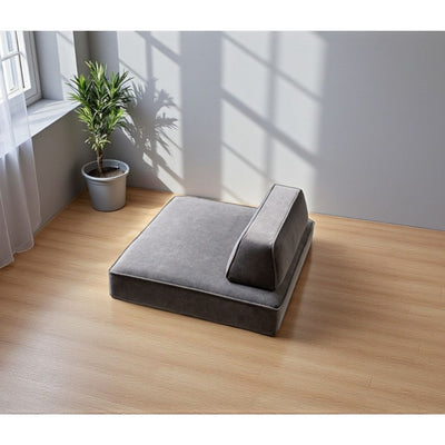 Grida Sofa Low Dark Gray - Back Unit / グリーダソファ ロー 脚なし ダークグレー - 背もたれ付き