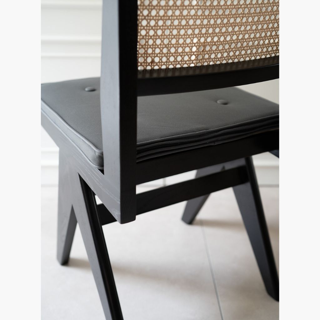 Armless Dining Chair PH25 Cushion Dark Gray / アームレスダイングチェアPH25専用クッション ダークグレー