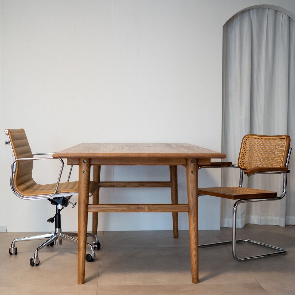 Management Flat Chair Lightbrown/ マネイジメント フラットチェア ライトブラウン アルミナムチェア