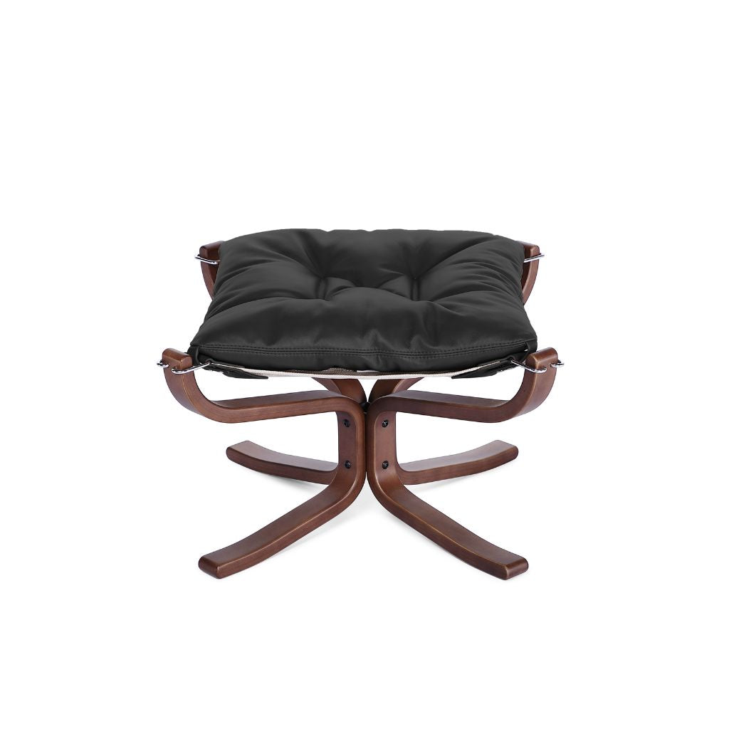 Falcon Armchair Wood Frame Black Set / ファルコンアームチェア ウッドフレーム ブラック オイルレザー セット品