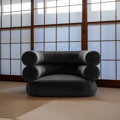 Bibendum Chair Fabric Dark Gray / ビバンダムチェア ファブリック ダークグレー色 アイリーン・グレイ