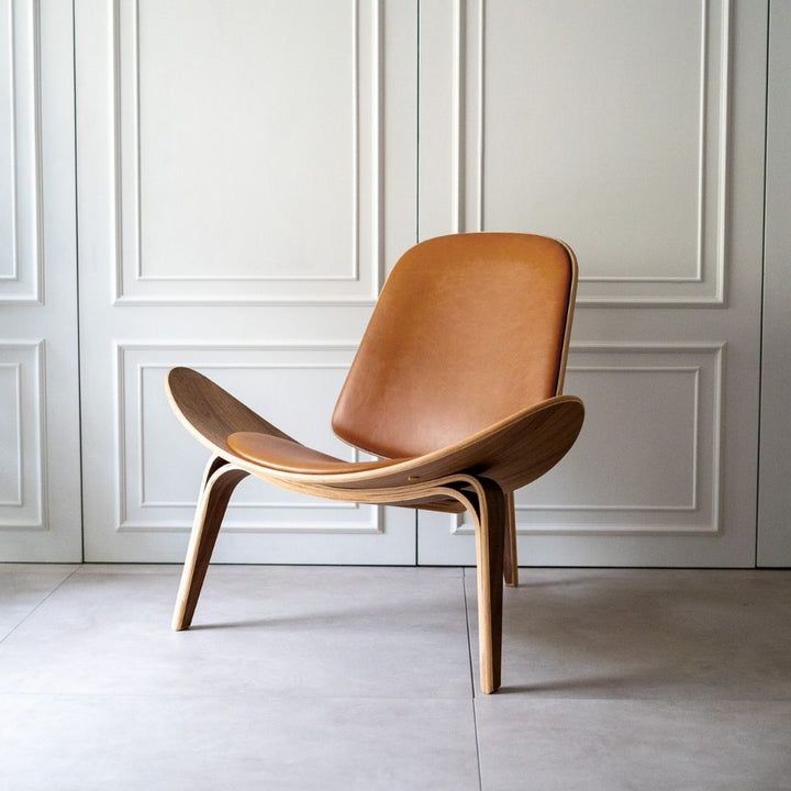 Shell Chair CH07 Oil-leather-2 / シェルチェア CH07 オイルレザー2