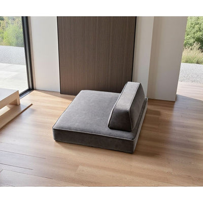 Grida Sofa Low Dark Gray - Back Unit / グリーダソファ ロー 脚なし ダークグレー - 背もたれ付き