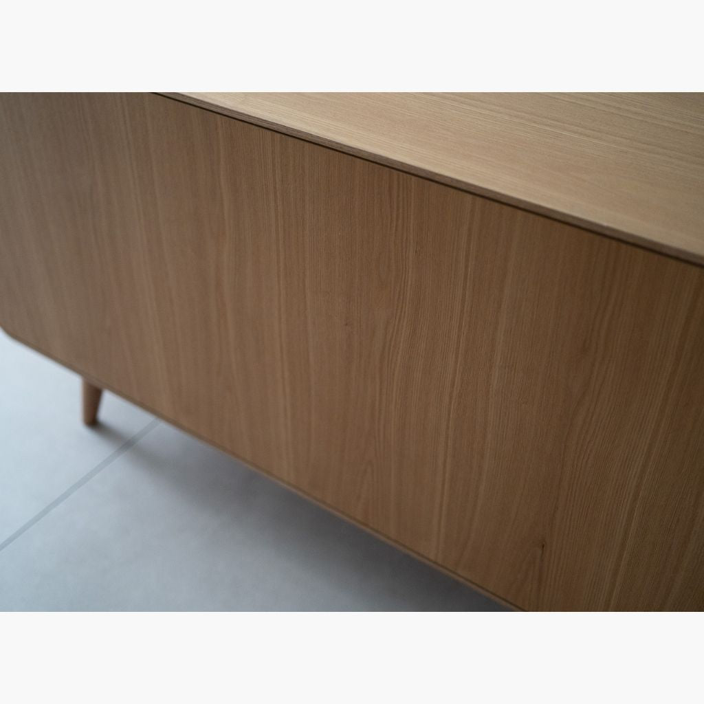 【Sample】Rattan Cabinet Slide Door Natural / 【サンプル品】ラタンキャビネット 引き戸仕様 ナチュラル