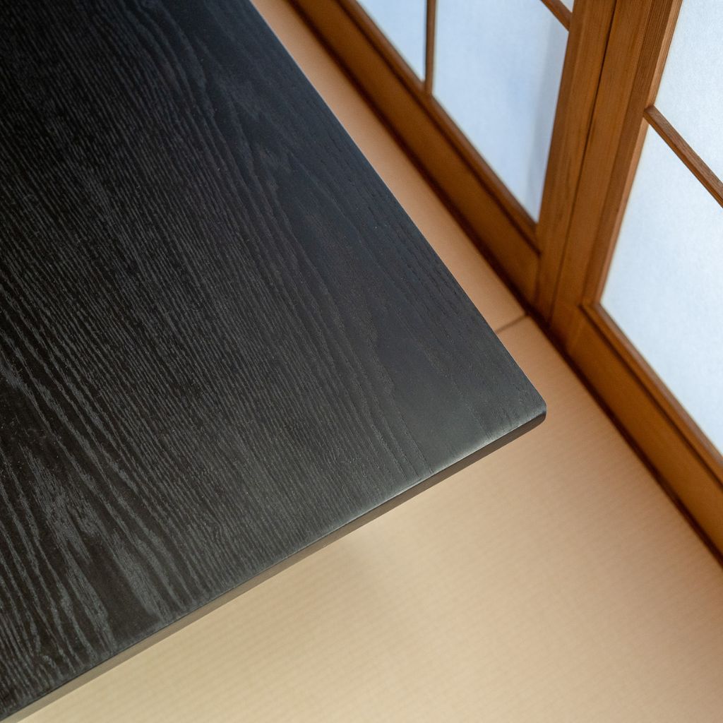 Cross Coffee Table Black  / クロスコーヒーテーブル ブラック 木製天板