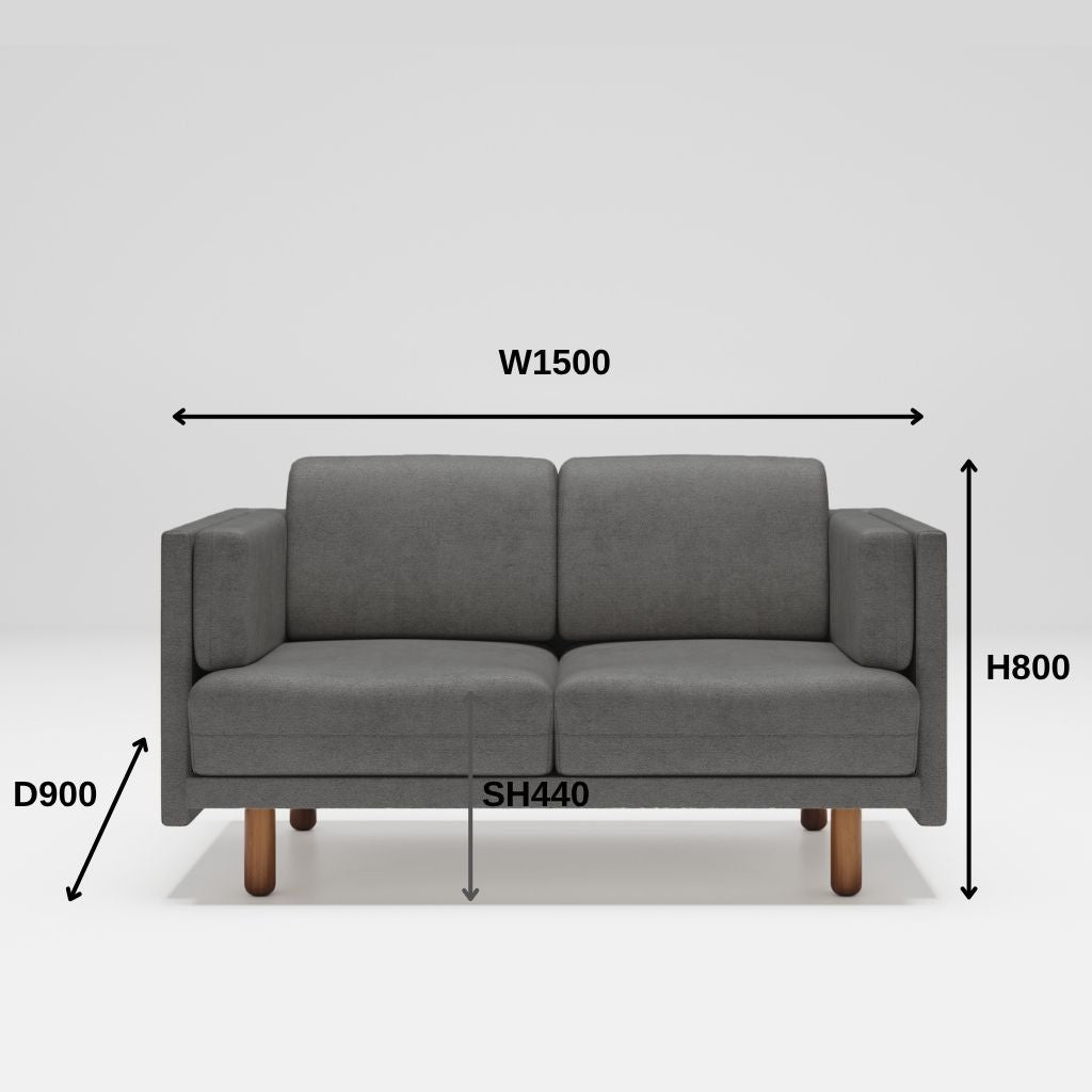 Personal Sofa 2Seats Dark Gray / パーソナルソファ ダブル ダークグレー