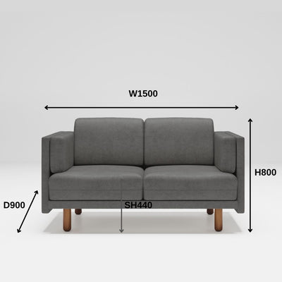 Personal Sofa 2Seats Dark Gray / パーソナルソファ ダブル ダークグレー