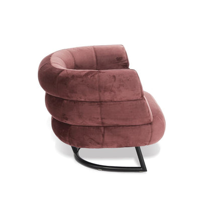 BIBENDUM CHAIR Fabric Dusty Pink / ビバンダムチェア ファブリック ダスティピンク色 アイリーン・グレイ