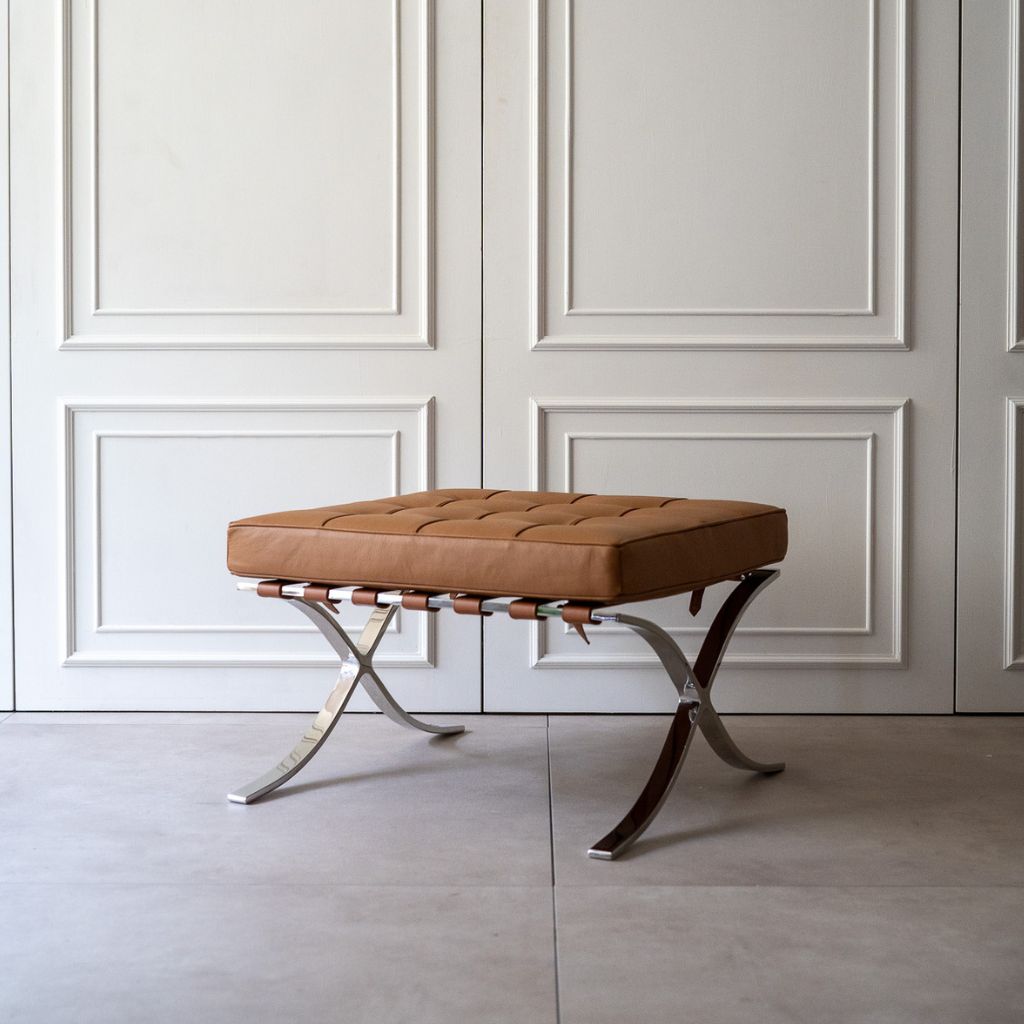 BARCELONA CHAIR 1 SEAT Leather Brown / バルセロナチェア