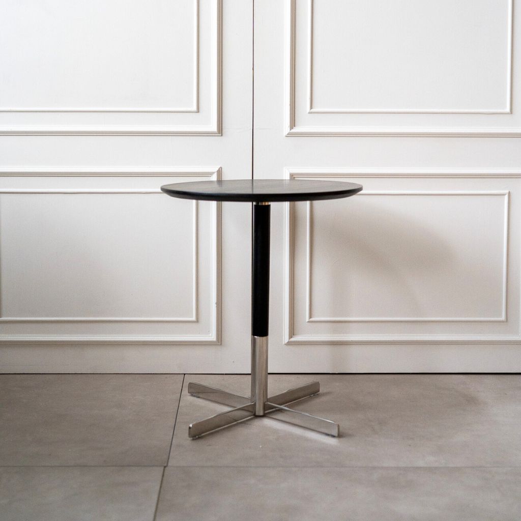 Round Side Table Black / ラウンドサイドテーブル ブラック