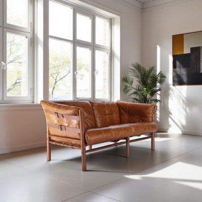 Ilona Armchair Type-A 2Seats Oil-leather / イローナアームチェア タイプA 2シート オイルレザー アルネ・ノレル