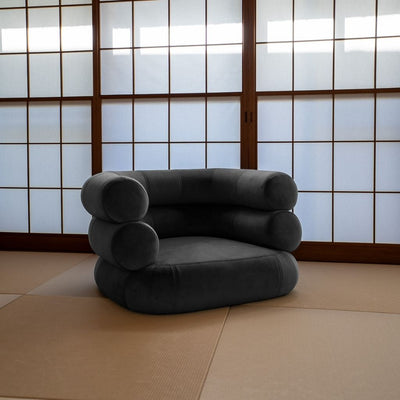Bibendum Chair Fabric Dark Gray / ビバンダムチェア ファブリック ダークグレー色 アイリーン・グレイ
