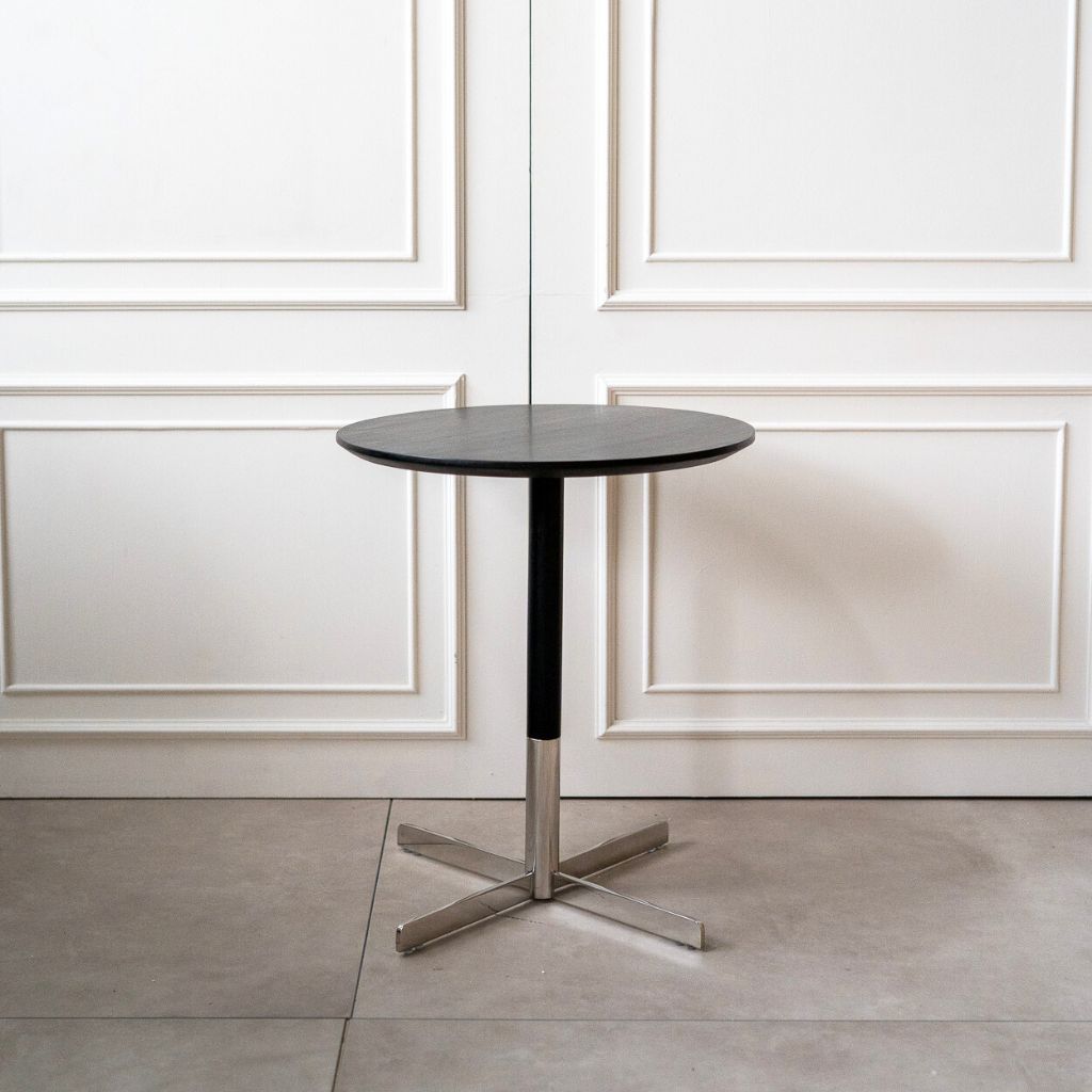 Round Side Table Black / ラウンドサイドテーブル ブラック