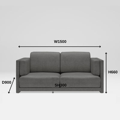 Personal Sofa 2Seats Dark Gray / パーソナルソファ ダブル ダークグレー
