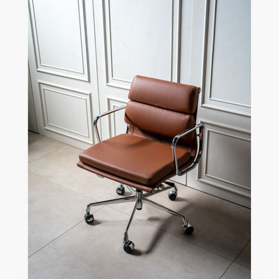Management Soft Pad Chair Brown / マネイジメント ソフトパッド チェア ブラウン アルミナムチェア