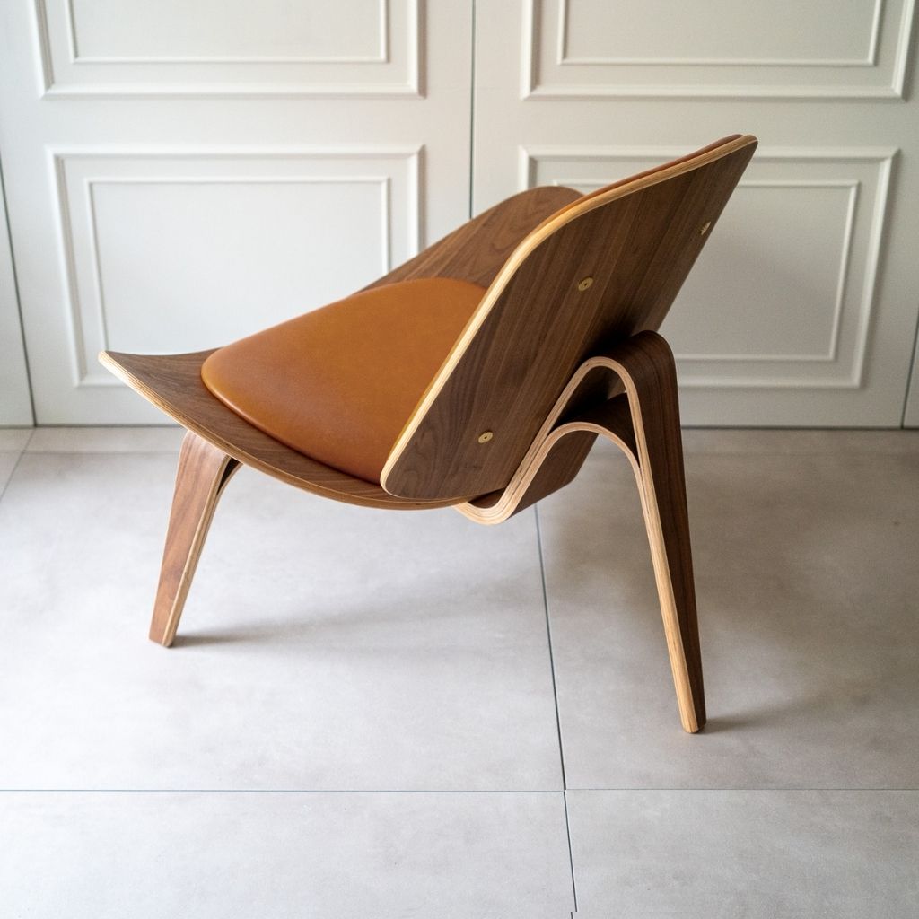 Shell Chair CH07 Oil-leather-2 / シェルチェア CH07 オイルレザー2