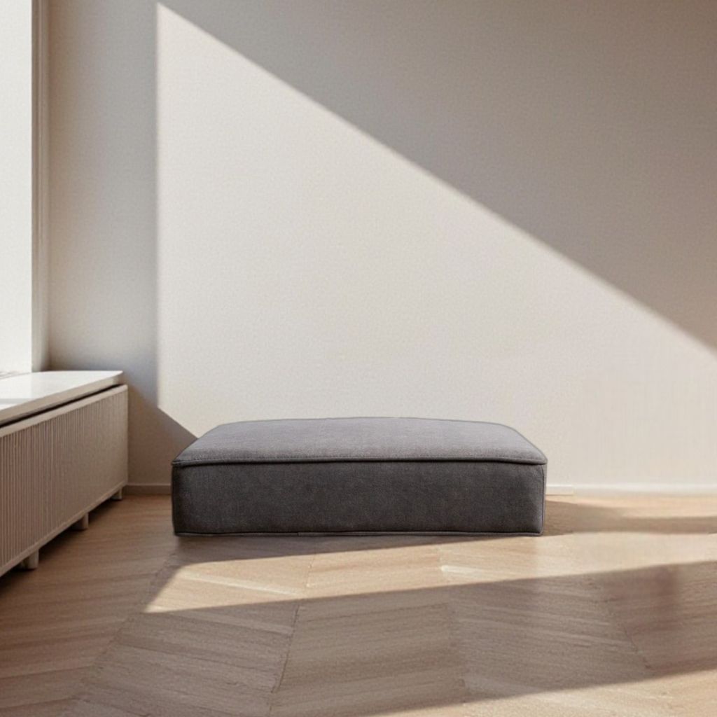 Grida Sofa Low Dark Gray - Flat Unit / グリーダソファ ロー 脚なし ダークグレー - 背もたれなし