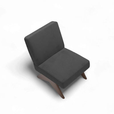 PH361 Armless Chair Velvet Dark Gray / PH361 アームレスチェア ベルベット生地 ダークグレー色 ピエール・ジャンヌレ