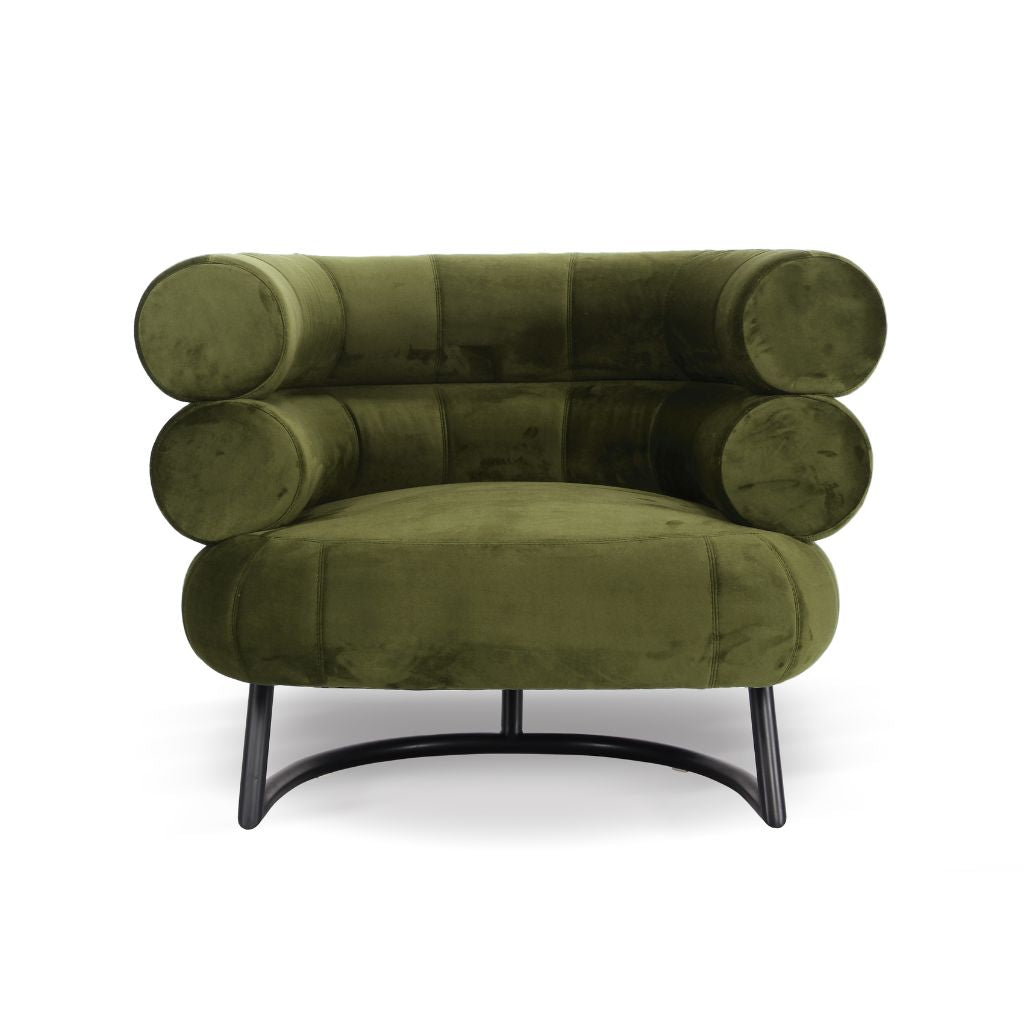 BIBENDUM CHAIR Fabric Olive Green / ビバンダムチェア ファブリック オリーブグリーン色 アイリーン・グレイ (Copy)