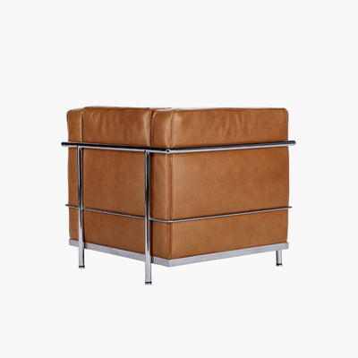 LC2 1 Seat Sofa Oil-Leather Tan / LC2 シングルソファ オイルレザー タン色 ル・コルビュジエ