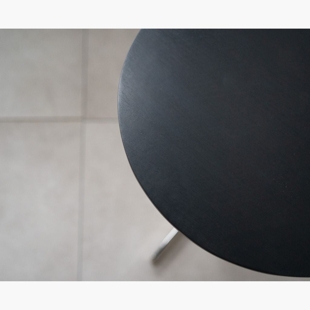 Round Side Table Black / ラウンドサイドテーブル ブラック