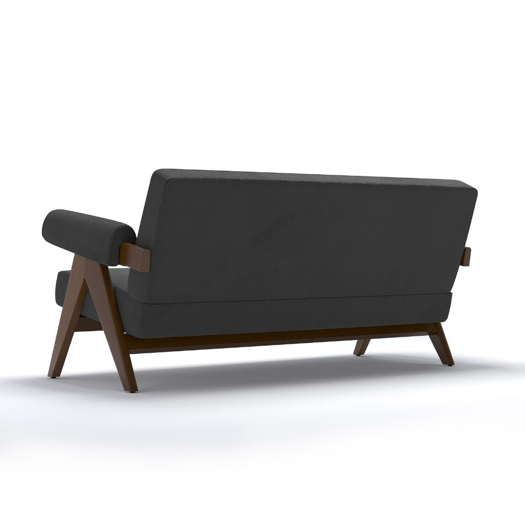 PH322 Arm Sofa Velvet Dark Gray / PH322 アームソファ ベルベット生地 ダークグレー色 ピエール・ジャンヌレ