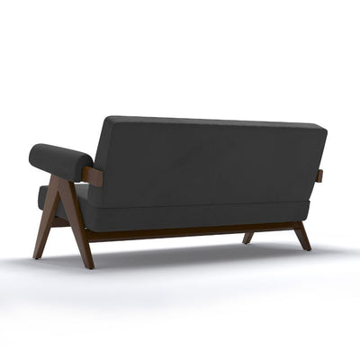 PH322 Arm Sofa Velvet Dark Gray / PH322 アームソファ ベルベット生地 ダークグレー色 ピエール・ジャンヌレ