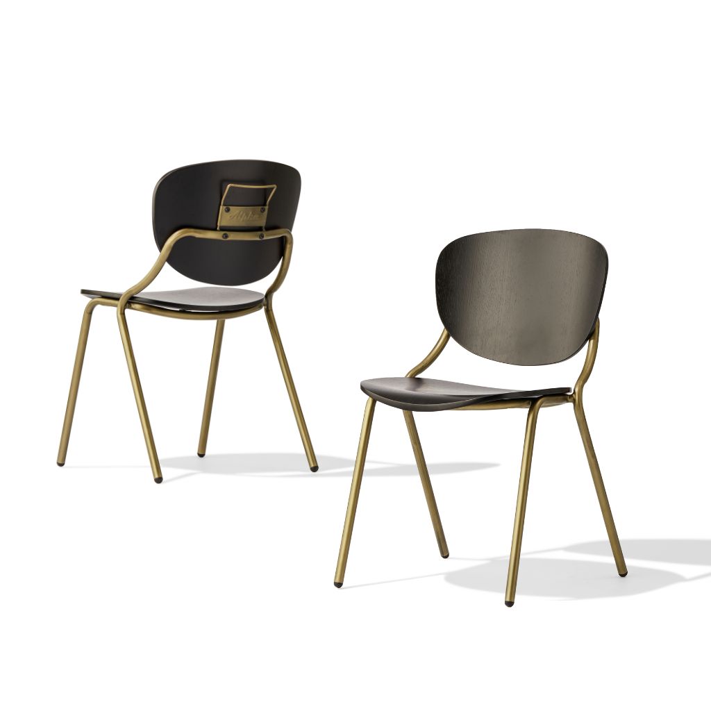 Alpha Chair Black 2pcs