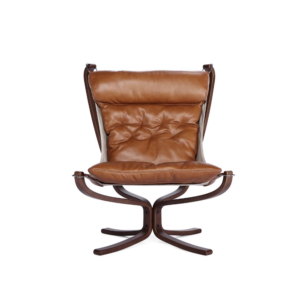 Falcon Chair Wood Frame Oil-Leather / ファルコンチェア ウッドフレーム オイルレザー