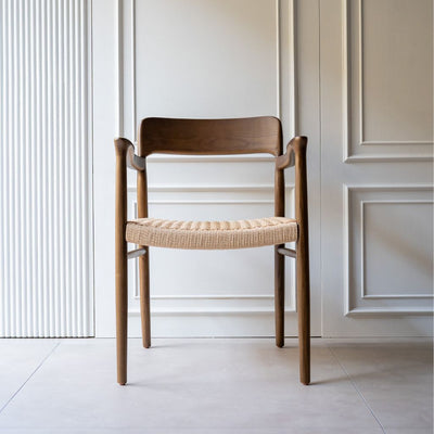 【Outlet】56 Arm Chair Paper Code Brown /  【アウトレット】56アームチェア パーパーコード仕様 ブラウン ニールス・モラー