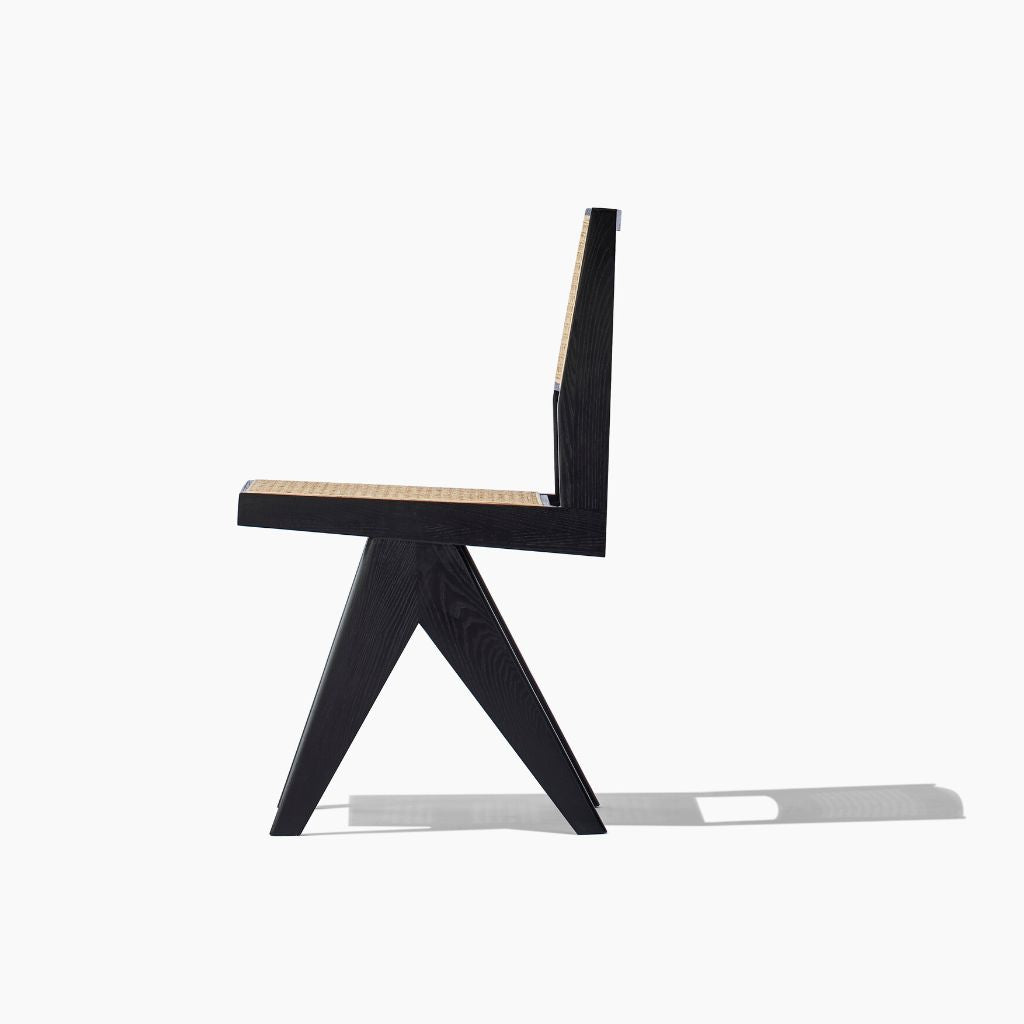 Armless Dining Chair PH25 Black / アームレスダイニングチェア PH25 ブラック ピエール・ジャンヌレ – KuHoN