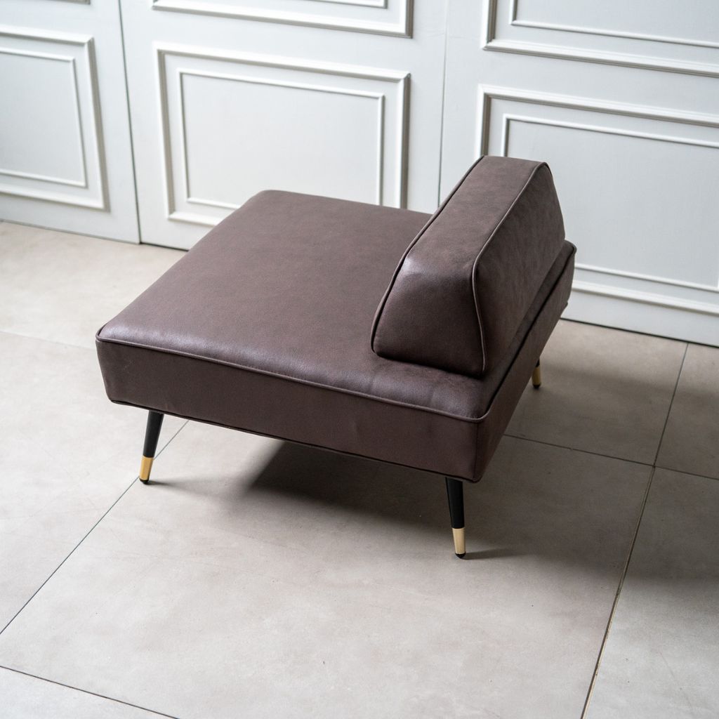 【Outlet】Grida Sofa Brown - Back Unit / 【アウトレット】グリーダソファ ブラウン - 背もたれ付き