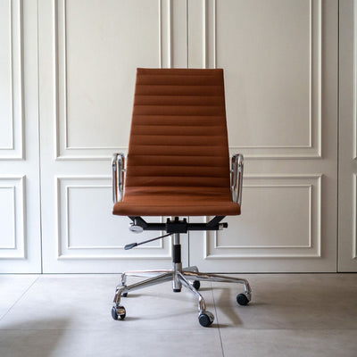 Executive Flat Chair High Brown / エグゼクティブ フラットチェア ハイ ブラウン アルミナムチェア