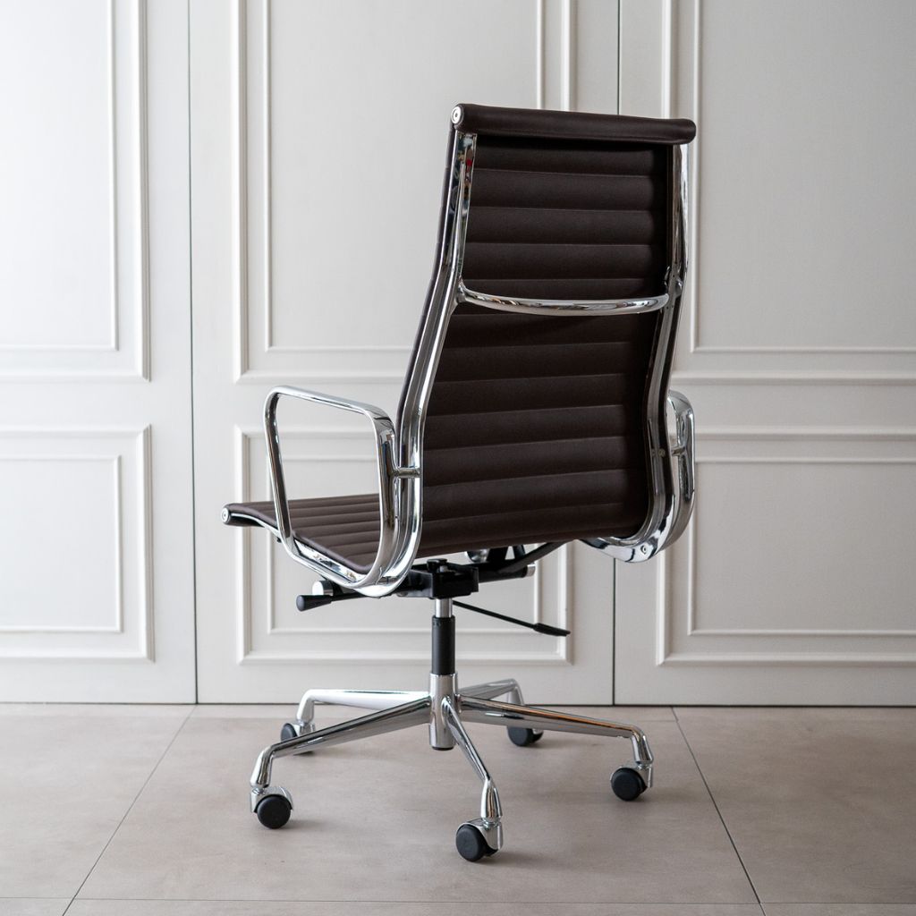 Executive Flat Chair High Darkbrown / エグゼクティブ フラット
