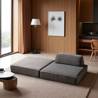 Grida Sofa Low Dark Gray - Back Unit / グリーダソファ ロー 脚なし ダークグレー - 背もたれ付き