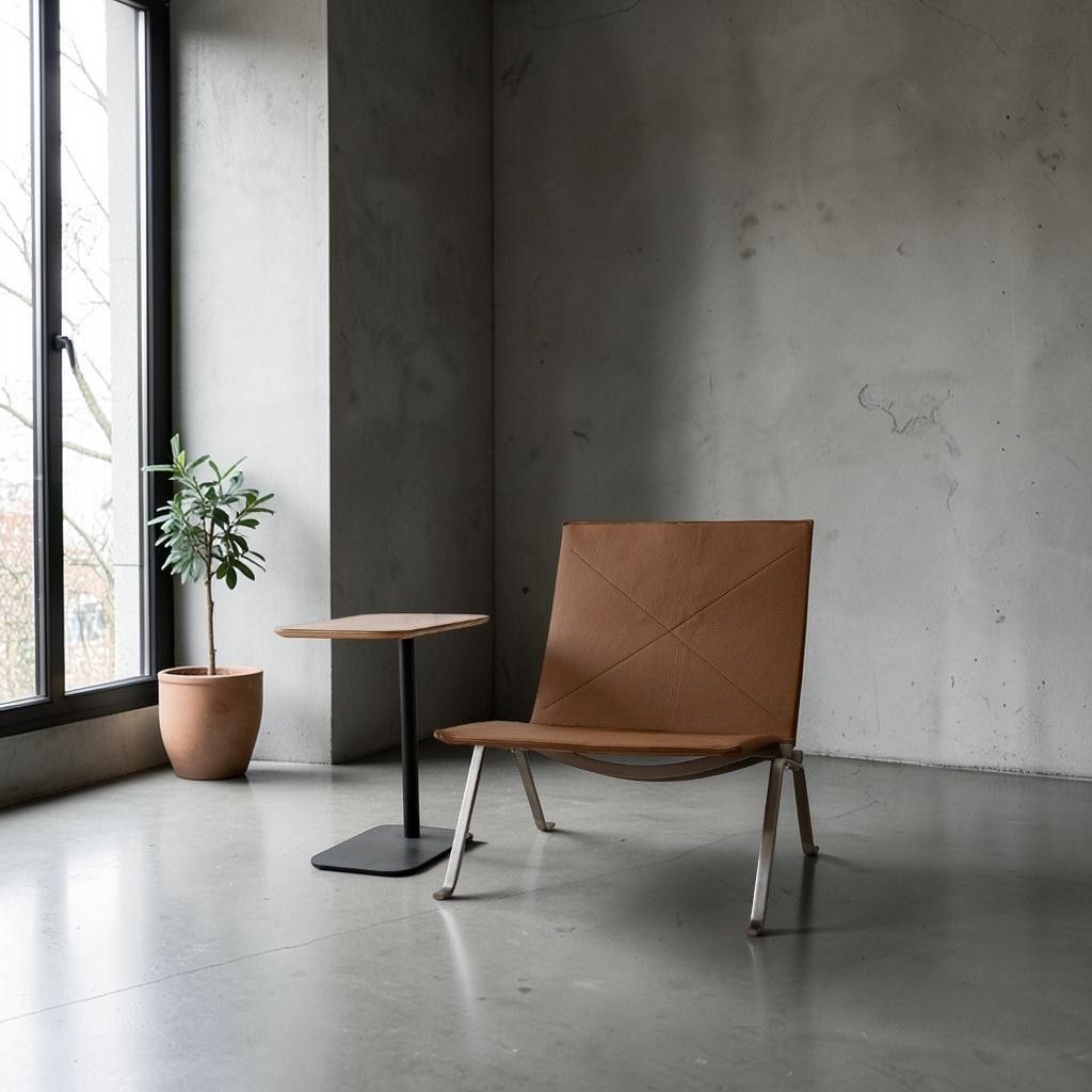 PK22 EASY CHAIR Brown / PK22 イージーチェア ブラウン ポール