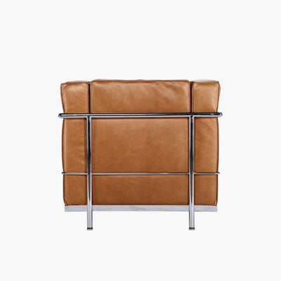 LC2 1 Seat Sofa Oil-Leather Tan / LC2 シングルソファ オイルレザー タン色 ル・コルビュジエ