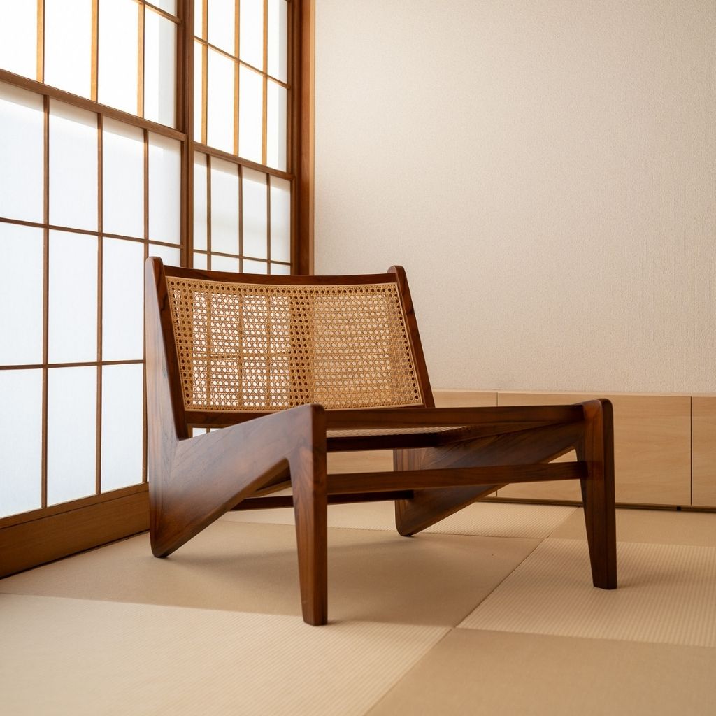 Armless Lounge Chair PH59 teak/ アームレスラウンジチェア カンガルーチェア ピエール・ジャンヌレ – KuHoN