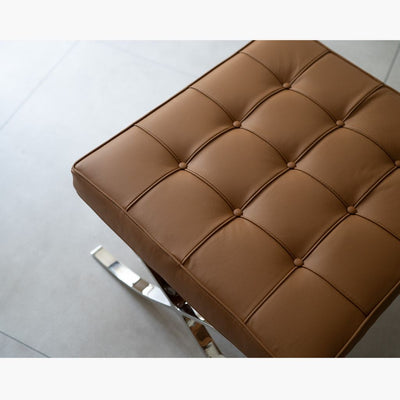 BARCELONA 1 SEAT Ottoman Brown / バルセロナ オットマン ブラウン ミース・ファン・デル・ローエ