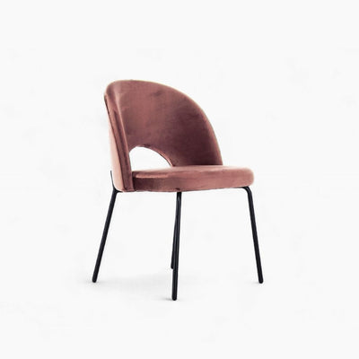 Petal Dining Chair (Black Frame) Dusty Pink / ペタルダイニングチェア（ブラックフレーム） ダスティピンク色