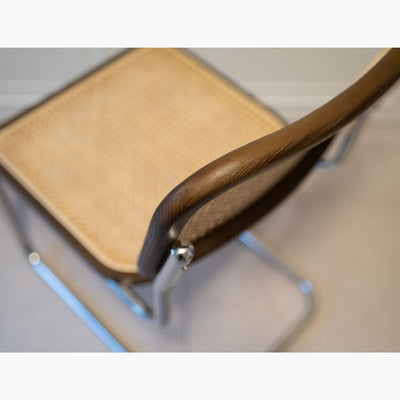 【Outlet】Cesca Armless Chair Brown / 【アウトレット】チェスカアームレスチェア ブラウン カンチレバー マルセル・ブロイヤー