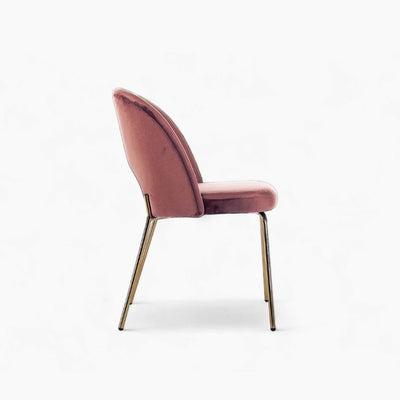 Petal Dining Chair (Gold Frame) Dusty Pink / ペタルダイニングチェア（ゴールドフレーム） ダスティピンク色