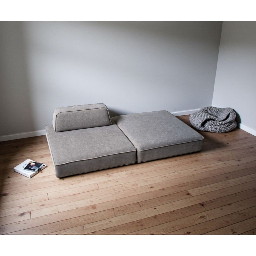 Grida Sofa Low Dark Gray - Flat Unit / グリーダソファ ロー 脚なし ダークグレー - 背もたれなし