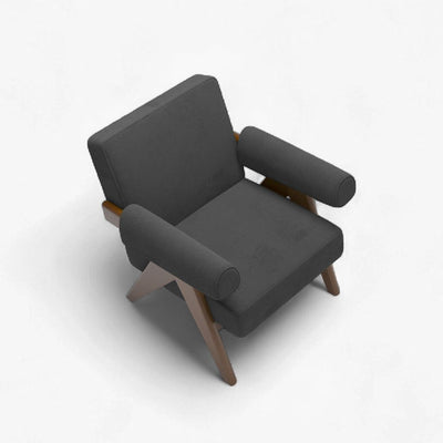 PH321 Easy Armchair Velvet Dark Gray / PH321 イージーアームチェア ベルベット生地 ダークグレー色 ピエール・ジャンヌレ