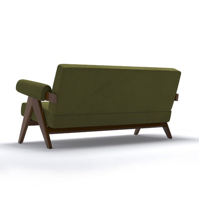PH322 Arm Sofa Velvet Olive Green / PH322 アームソファ ベルベット生地 オリーブグリーン色 ピエール・ジャンヌレ