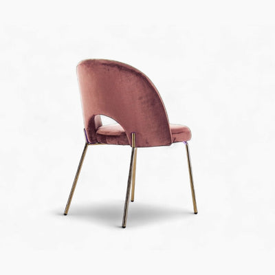 Petal Dining Chair (Gold Frame) Dusty Pink / ペタルダイニングチェア（ゴールドフレーム） ダスティピンク色