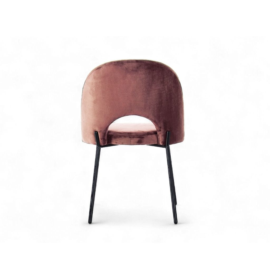 Petal Dining Chair (Black Frame) Dusty Pink / ペタルダイニングチェア（ブラックフレーム） ダスティピンク色