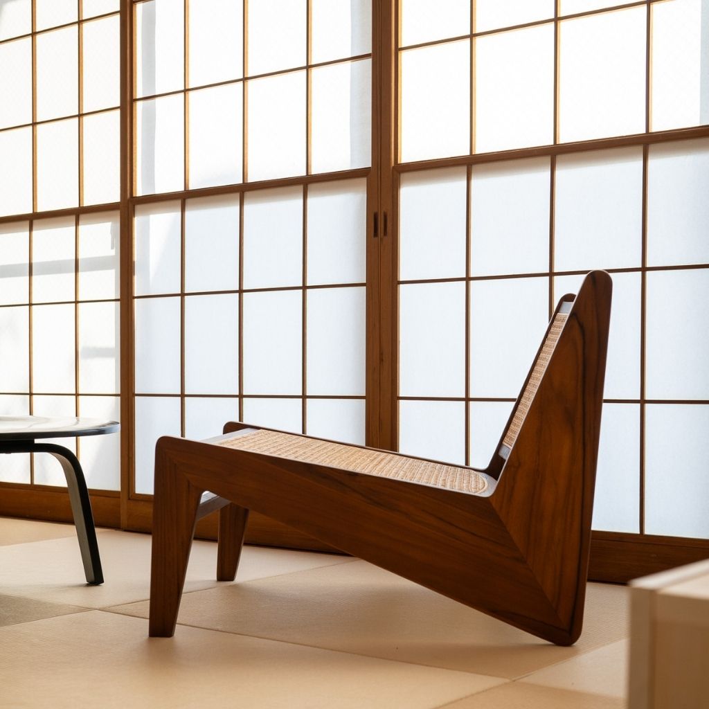 Armless Lounge Chair PH59 teak/ アームレスラウンジチェア カンガルーチェア ピエール・ジャンヌレ – KuHoN